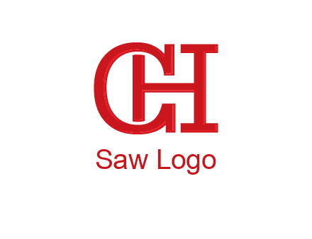 letter H in letter C