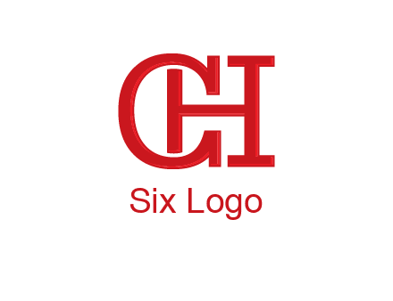 letter H in letter C