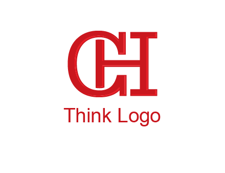 letter H in letter C
