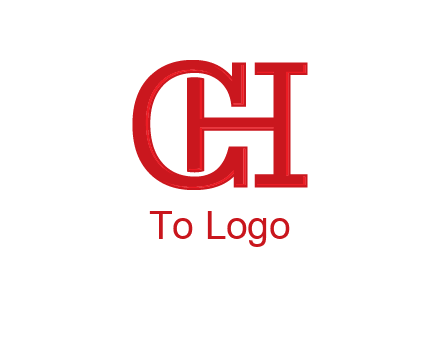 letter H in letter C