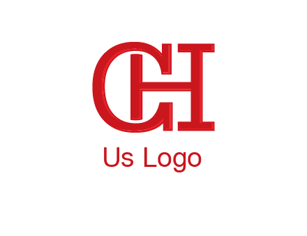 letter H in letter C