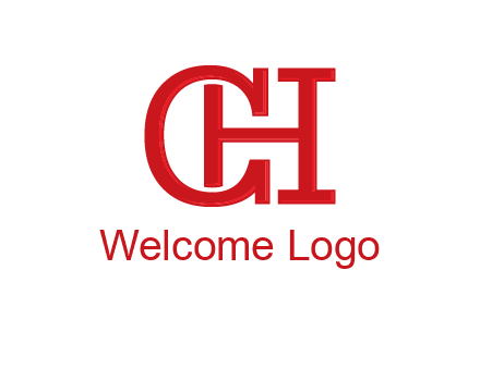 letter H in letter C