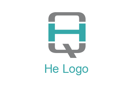 letter H in between letter Q
