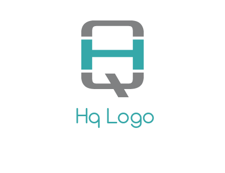 letter H in between letter Q