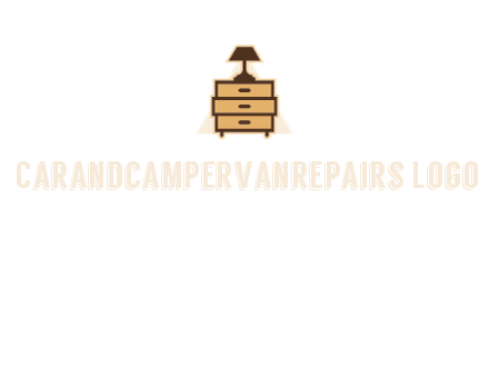 lamp on drawer cabinet
