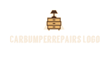 lamp on drawer cabinet