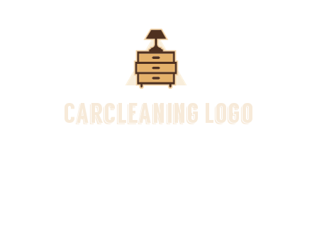 lamp on drawer cabinet