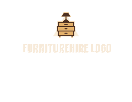 lamp on drawer cabinet