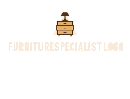 lamp on drawer cabinet