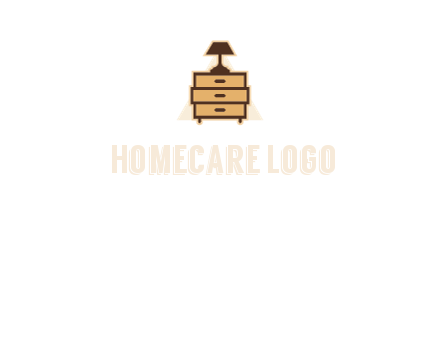 lamp on drawer cabinet