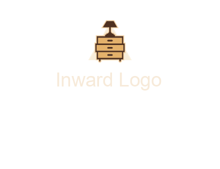 lamp on drawer cabinet