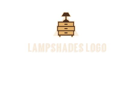 lamp on drawer cabinet