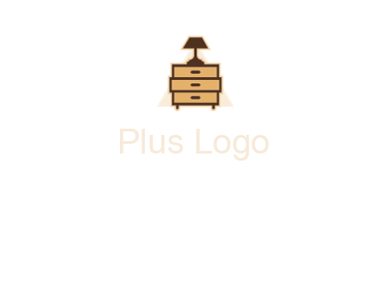 lamp on drawer cabinet