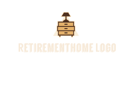 lamp on drawer cabinet