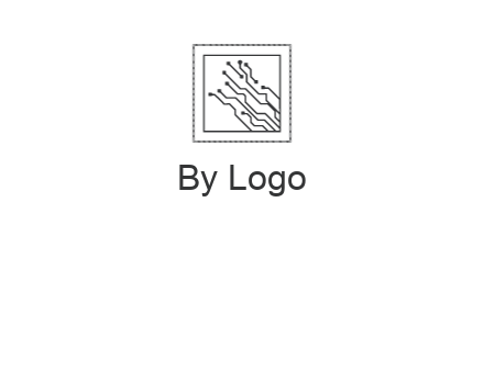 networking lines in square frame