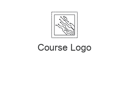 networking lines in square frame