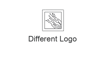 networking lines in square frame