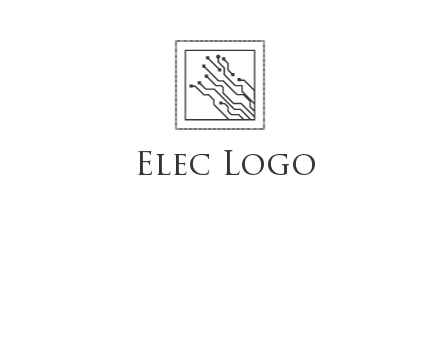 networking lines in square frame