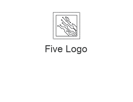 networking lines in square frame