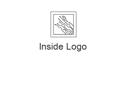 networking lines in square frame