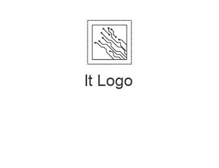 networking lines in square frame