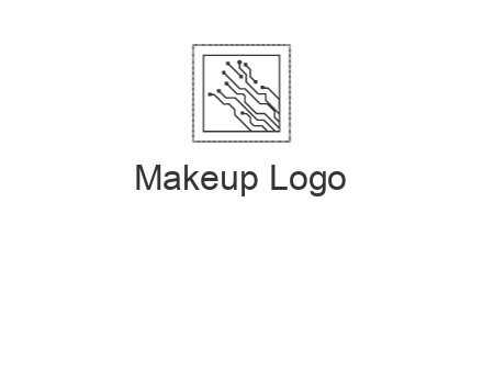 networking lines in square frame