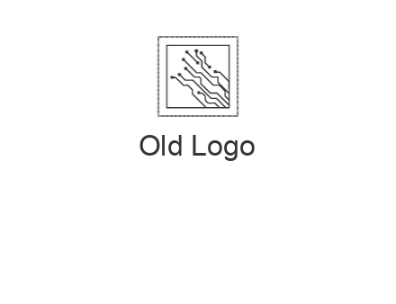 networking lines in square frame