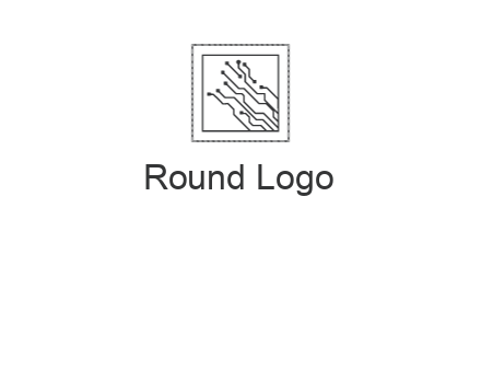 networking lines in square frame