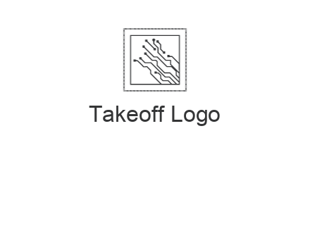 networking lines in square frame