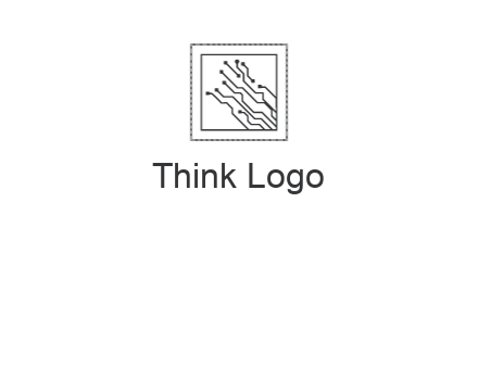 networking lines in square frame