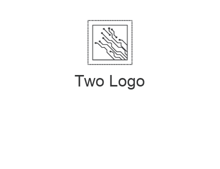 networking lines in square frame