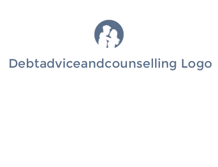 negative spacing couple in circle frame