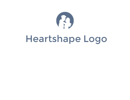 negative spacing couple in circle frame