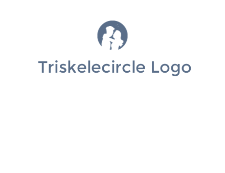 negative spacing couple in circle frame