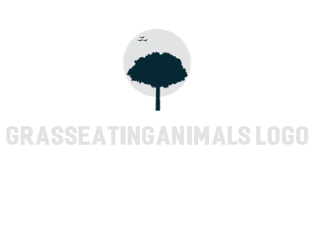circle behind tree