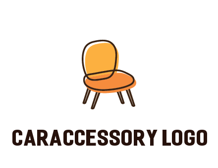 line art abstract chair