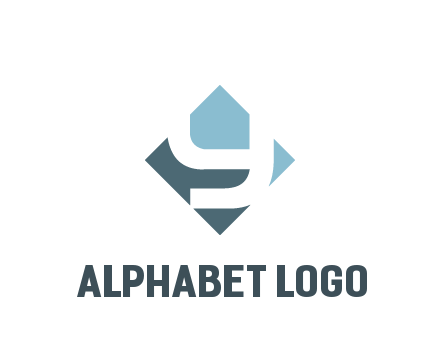 negative spacing letter Y in rhombus