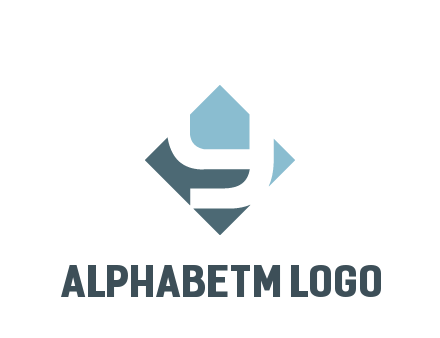 negative spacing letter Y in rhombus