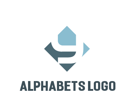 negative spacing letter Y in rhombus
