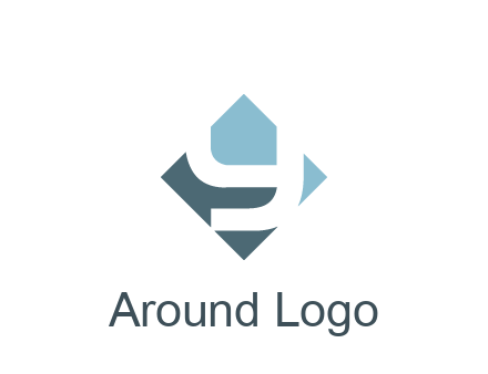 negative spacing letter Y in rhombus