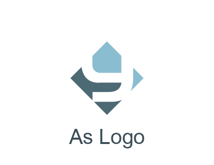 negative spacing letter Y in rhombus