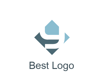negative spacing letter Y in rhombus