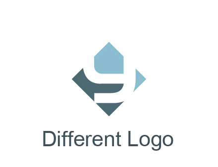 negative spacing letter Y in rhombus