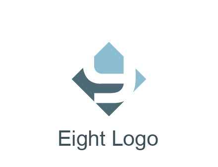 negative spacing letter Y in rhombus