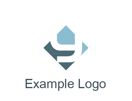 negative spacing letter Y in rhombus