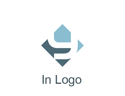 negative spacing letter Y in rhombus