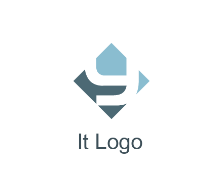 negative spacing letter Y in rhombus