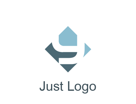 negative spacing letter Y in rhombus