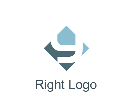 negative spacing letter Y in rhombus
