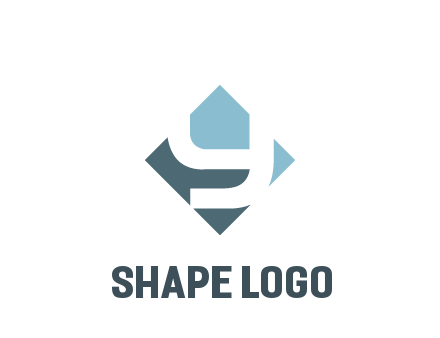 negative spacing letter Y in rhombus
